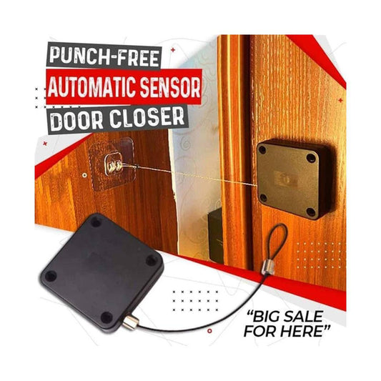 Punch-Free Automatic Door Closer for Home & Office