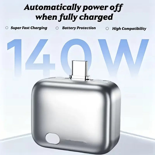 140W Smart Type-C Auto-Disconnect Charging Adapter