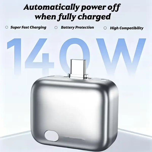140W Smart Type-C Auto-Disconnect Charging Adapter