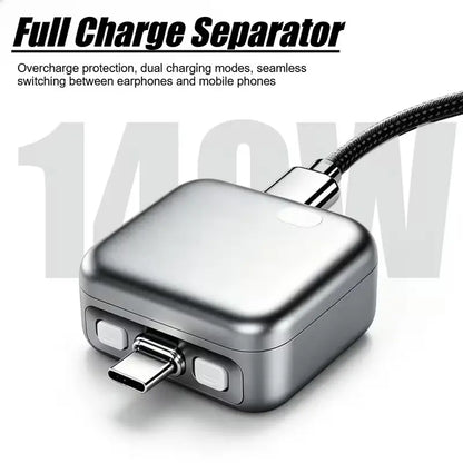 140W Smart Type-C Auto-Disconnect Charging Adapter