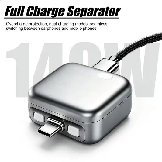 140W Smart Type-C Auto-Disconnect Charging Adapter