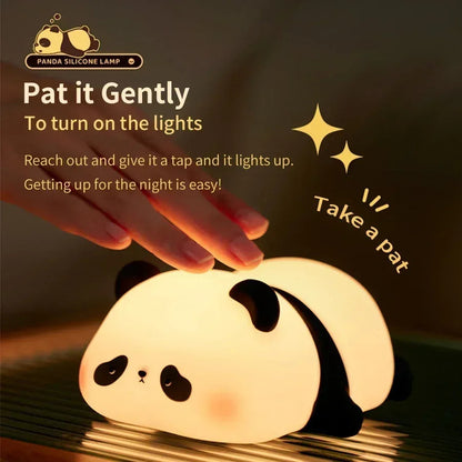 Cute Panda LED Desk Lamp with Touch Control