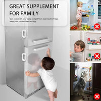 Self-Adhesive Child Safety Fridge Lock – Double Button