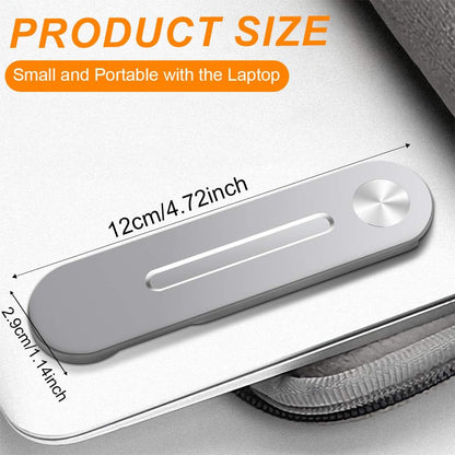 Magnetic Foldable Laptop Side Phone Holder – Adjustable Dual-Screen Mount