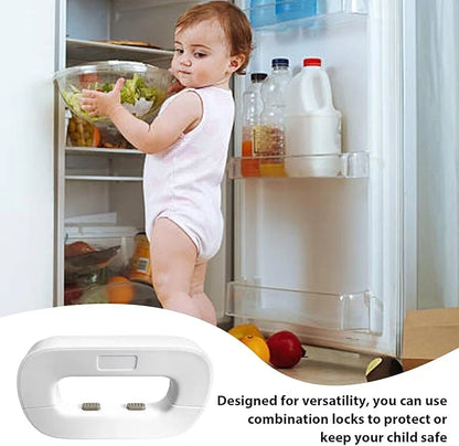 Self-Adhesive Child Safety Fridge Lock – Double Button