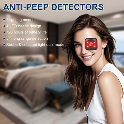 Portable anti camera detector for hidden camera lens detection