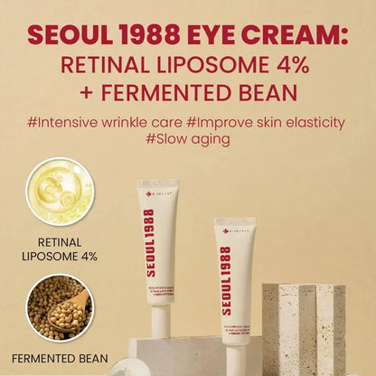 K-SECRET SEOUL 1988 Eye Cream – Retinal Liposome 4% + Fermented Bean 30ml