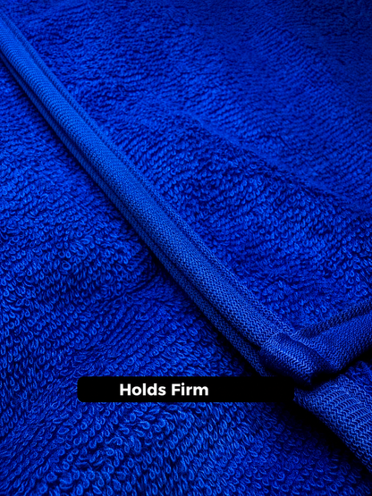 Non-Slip Cotton Gym Towel with Secure Zipper Pocket