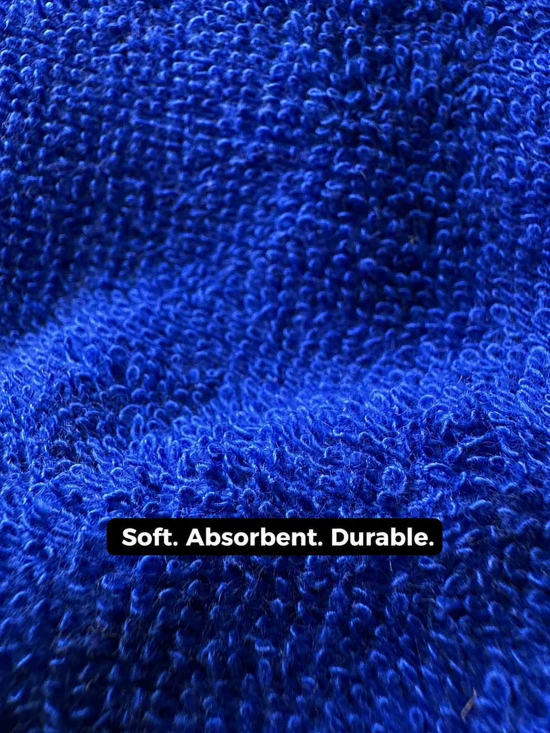 Non-Slip Cotton Gym Towel with Secure Zipper Pocket