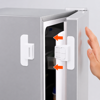 Pack of 2 - Auto-Locking Fridge & Cabinet Safety Lock