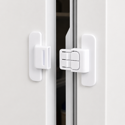 Pack of 2 - Auto-Locking Fridge & Cabinet Safety Lock