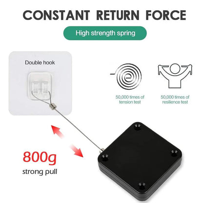 Punch-Free Automatic Door Closer for Home & Office
