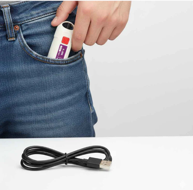 Handheld 365nm UV money detector with rechargeable design