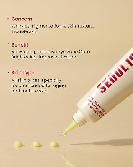 K-SECRET SEOUL 1988 Eye Cream – Retinal Liposome 4% + Fermented Bean 30ml