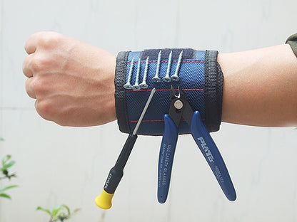 Magnetic Wristband Tool Holder – Adjustable Hands-Free Screw & Nail Holder