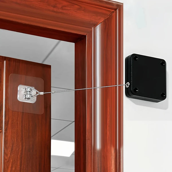 Punch-Free Automatic Door Closer for Home & Office