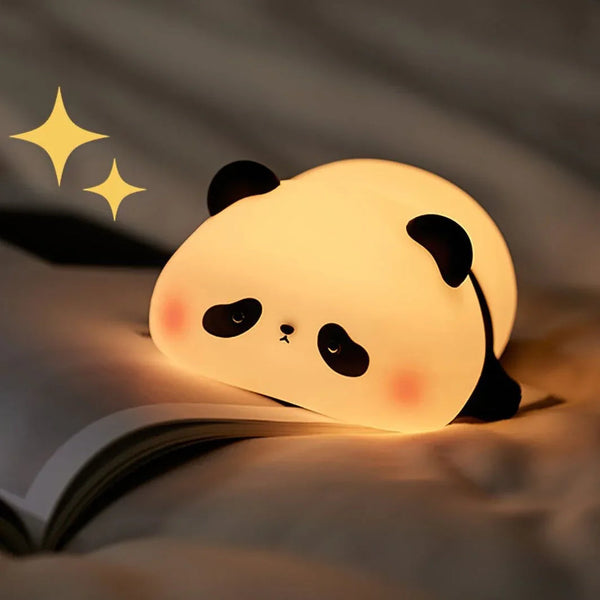 Cute Panda LED Desk Lamp with Touch Control