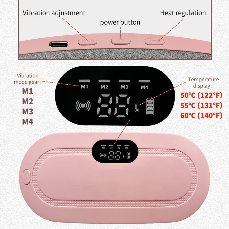 Menstrual heating pad for period cramps and lower abdomen comfort